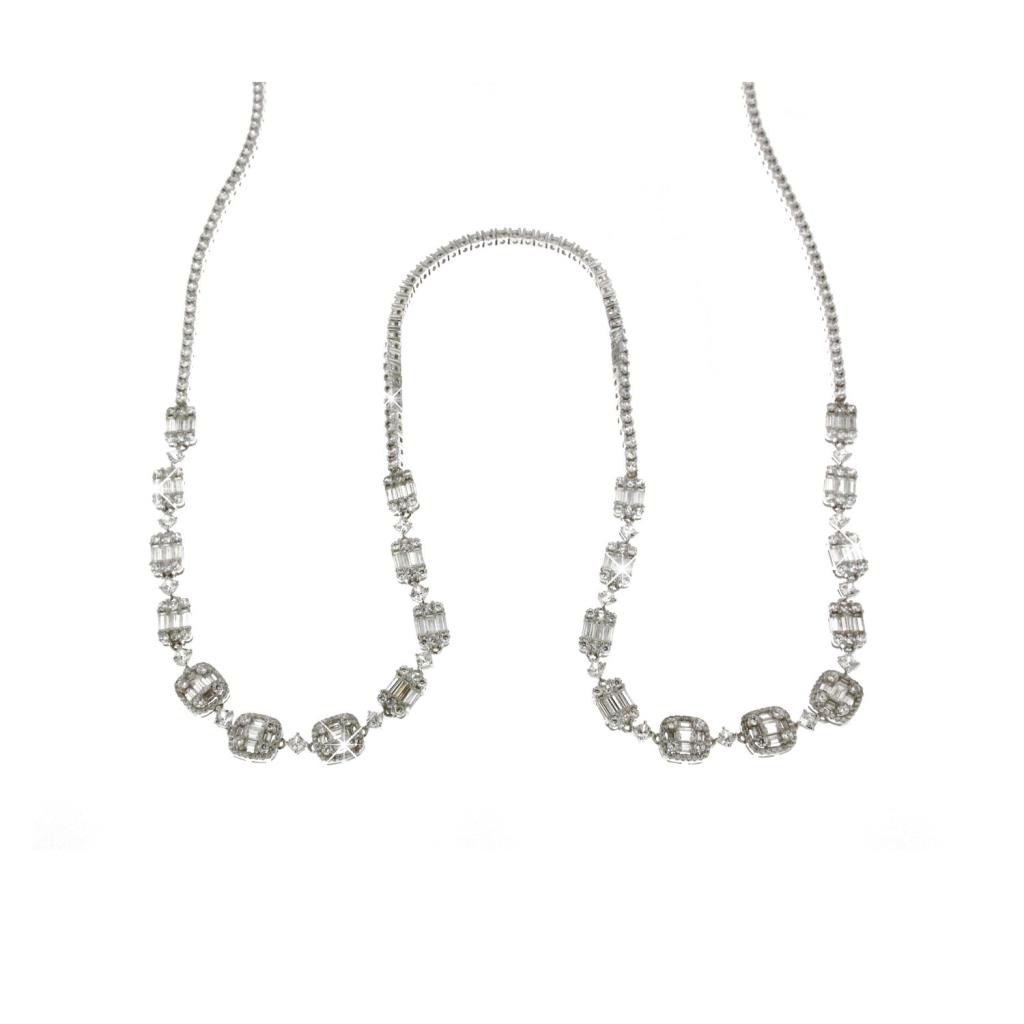 Collana 32 cm in Argento 925 con cz - BARTOCCINI 925