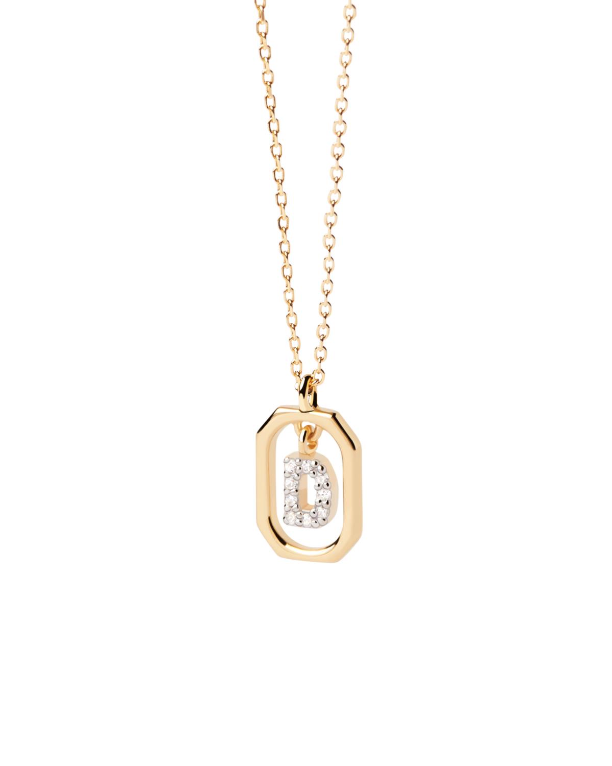 Collana PDPaola Mini Letter Gold D Ref. CO01-515-U - PDP