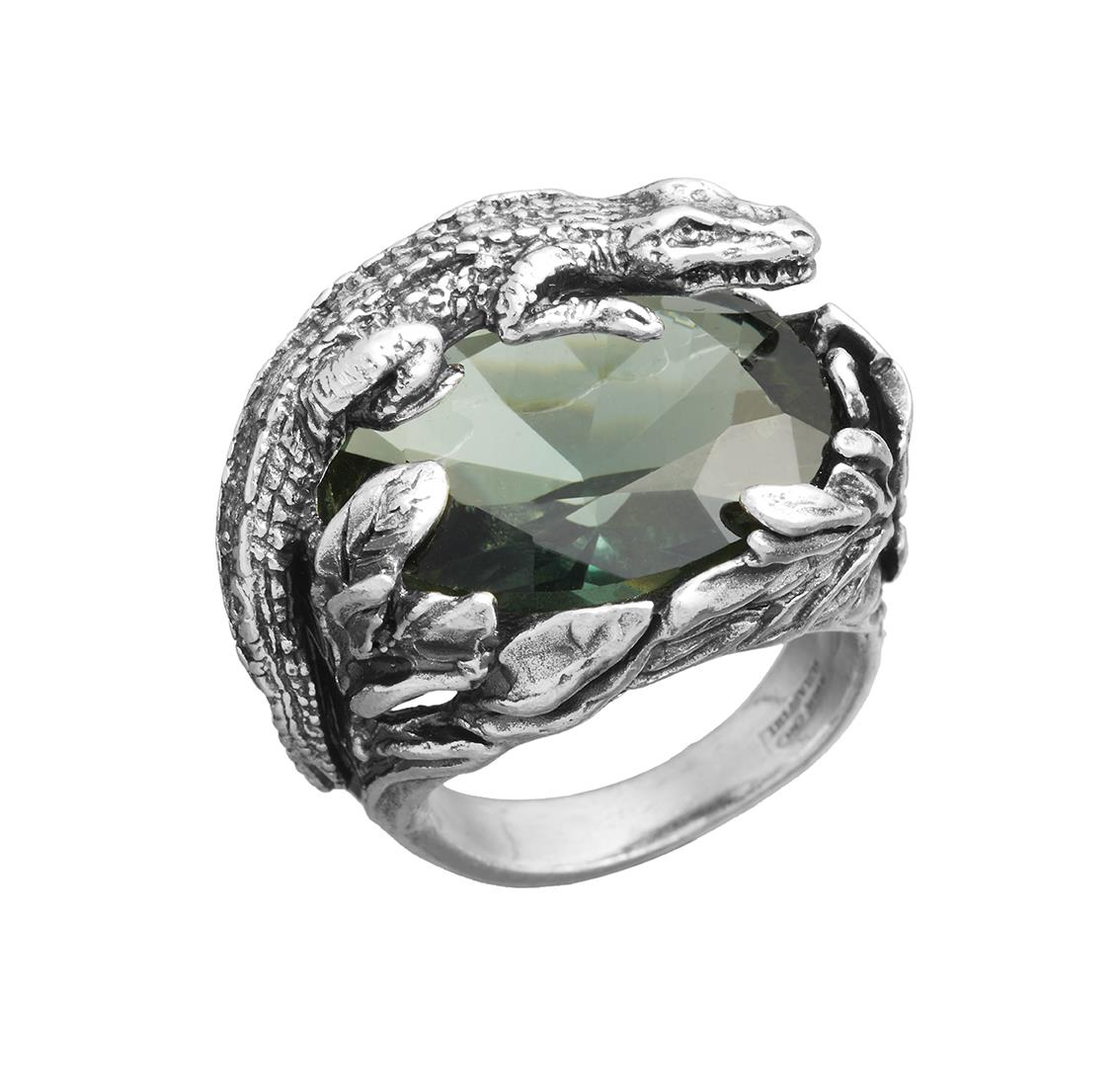 Giovanni Raspini - Anello Coccodrillo Color Mis. 18 Ref. 11910/18 - GIOVANNI RASPINI