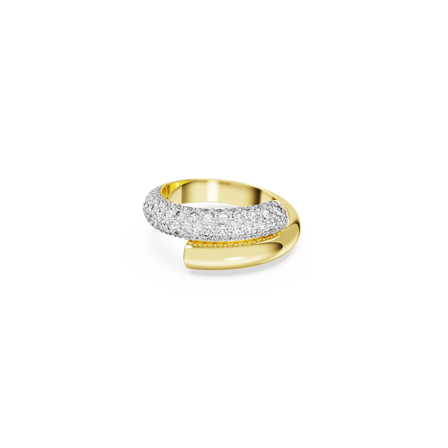 Swarovski - Anello Dextera, Bianco, Placcato color oro Ref. 5668815 - SWAROVSKI