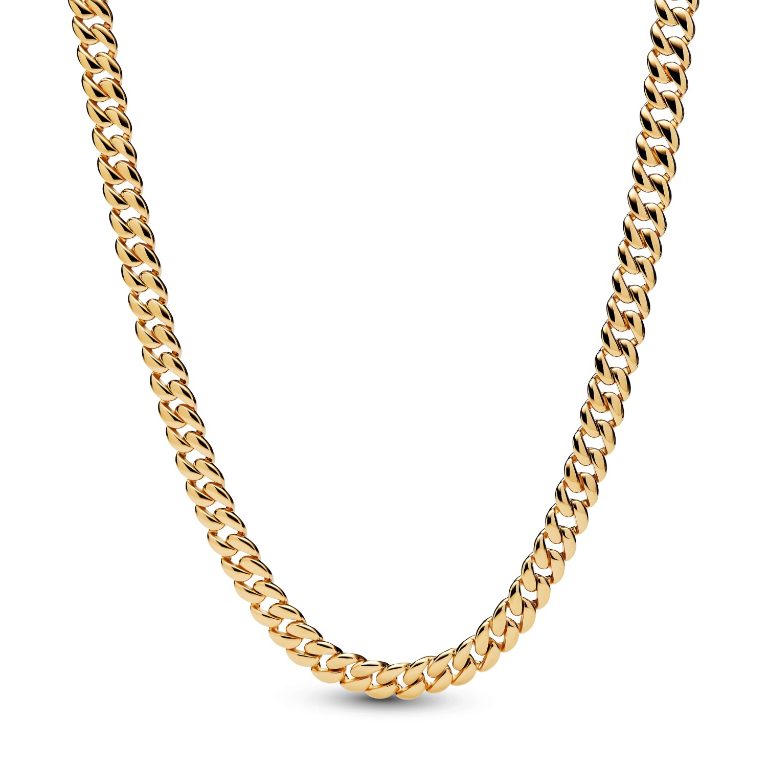 Collana Pandora Catena Maglia Cubana con finitura in oro 14K – 365093C00-45 - PANDORA