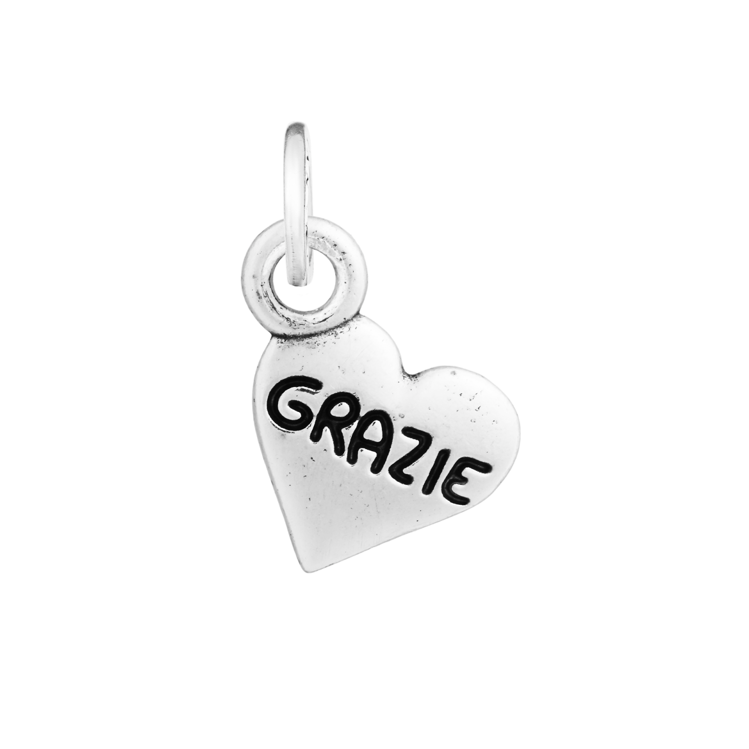 Giovanni Raspini - Charm Cuore "Grazie"  Ref. 12736 - GIOVANNI RASPINI