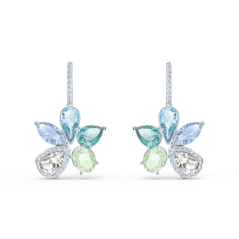 Orecchini Swarovski - sunny, multicolore chiaro, placcato rodio Ref. 5518416 - SWAROVSKI