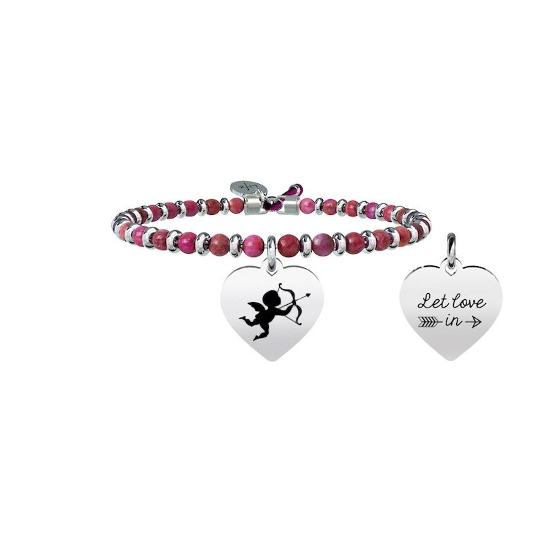 Gioielli Kidult - Bracciale agata e acciaio 316L Ref. 731450 - KIDULT