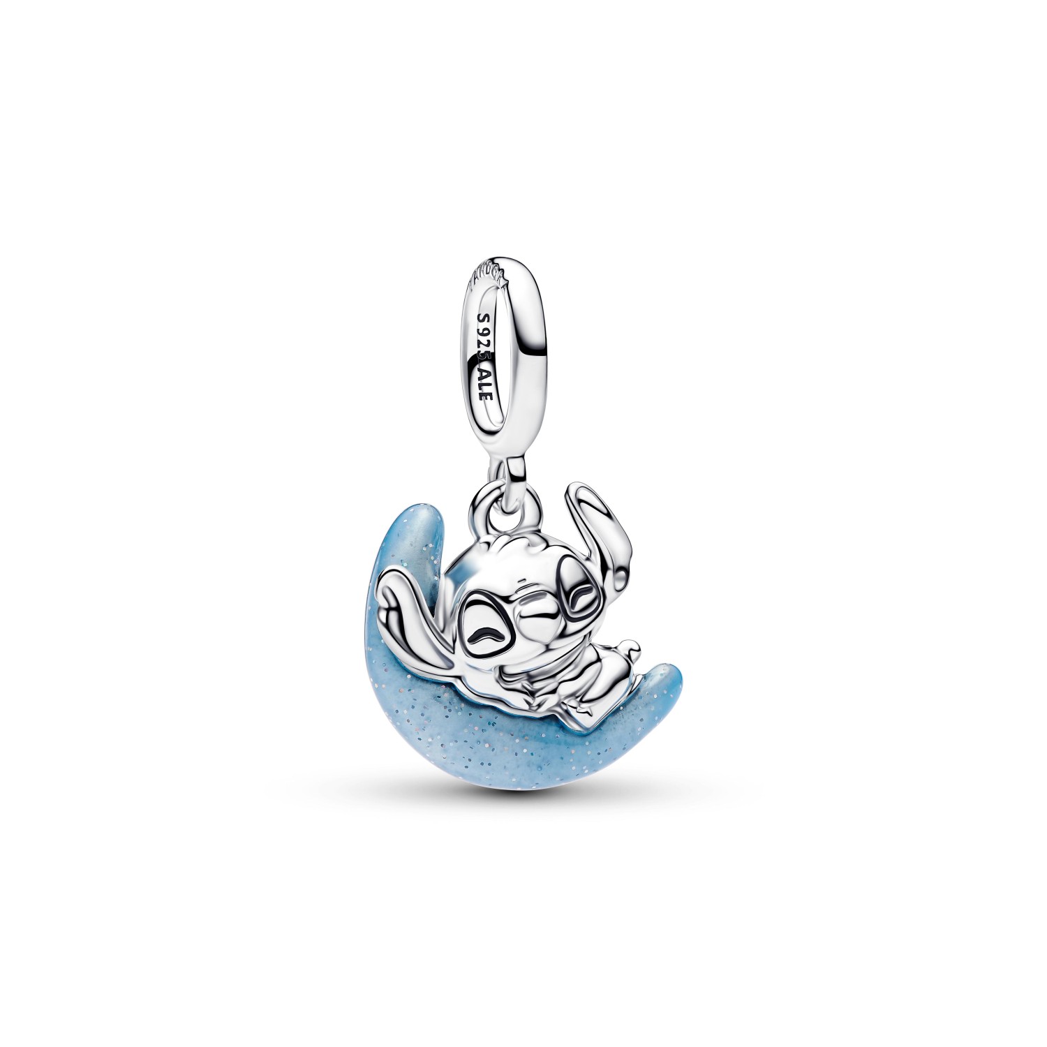 Charm Pandora Disney, Lilo & Stitch, Stitch sulla luna che si illumina al buio – 795022C01 - PANDORA