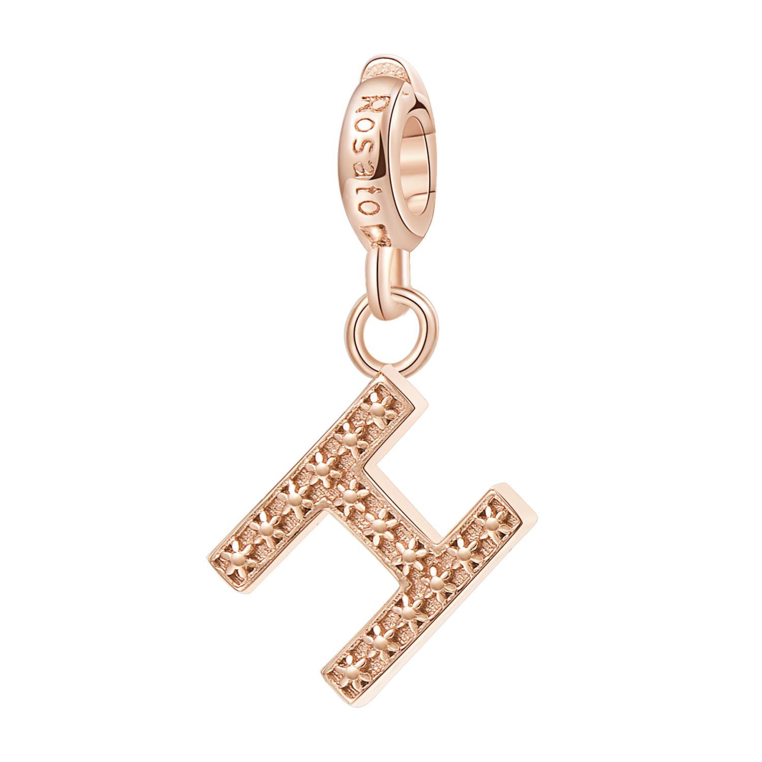 Rosato - Charm STORIE  argento 925/1000 galvanica rosa H Ref. RZ086 - ROSATO