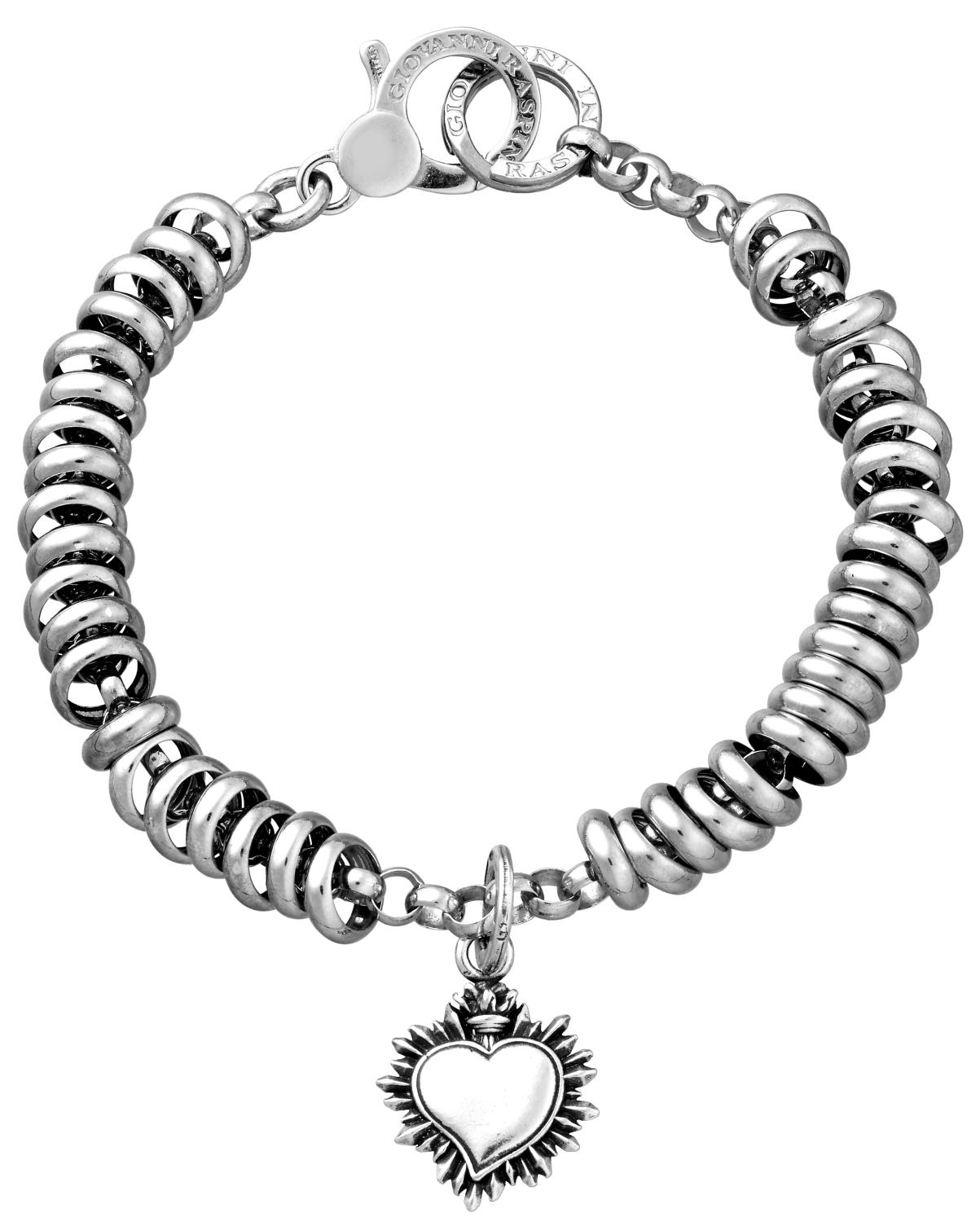 Giovanni Raspini - Bracciale Cuore Votivo 20 cm. Ref. 11298 - GIOVANNI RASPINI