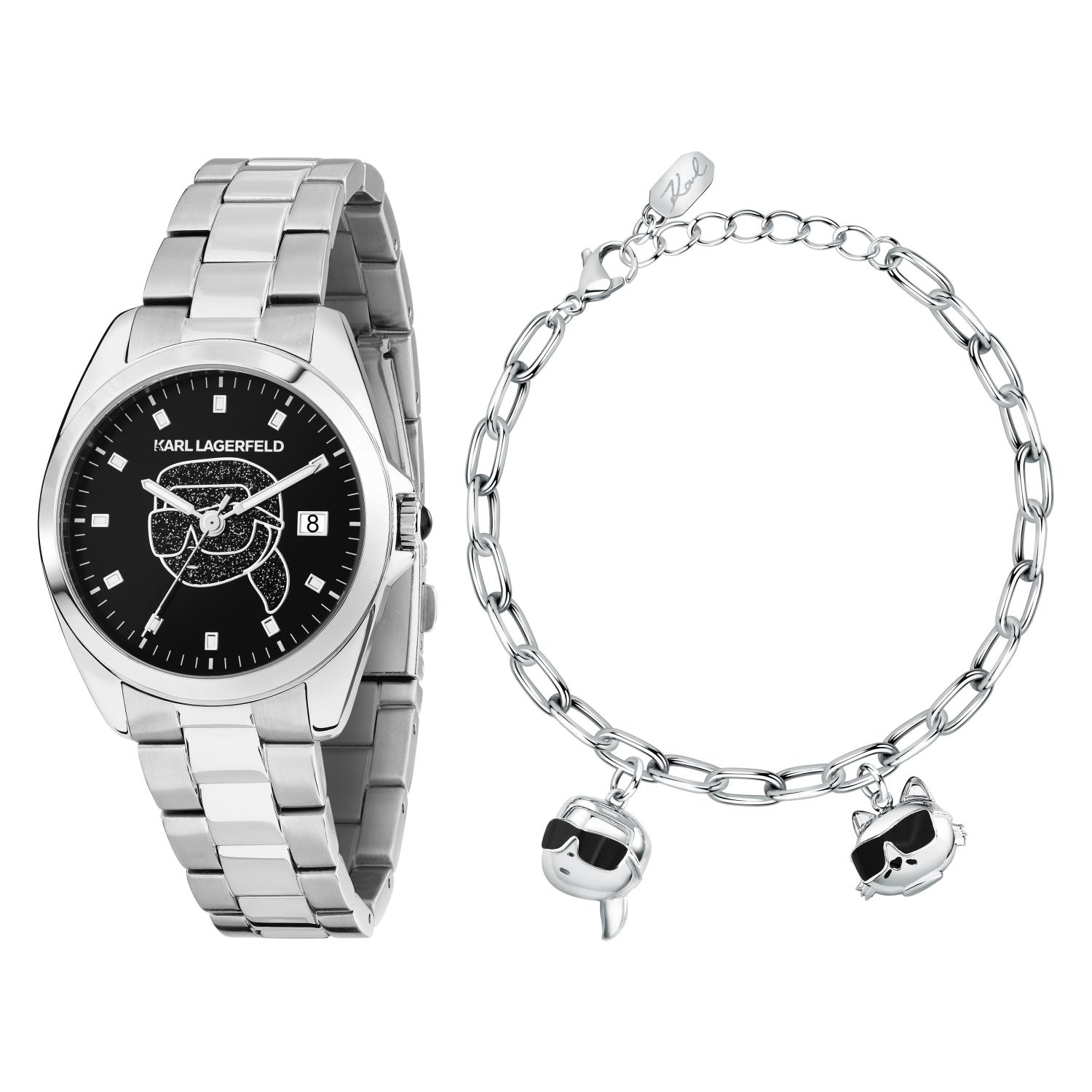 Orologio Karl Lagerfeld Round Essentials Ref. R0553101516 - KARL LAGERFELD
