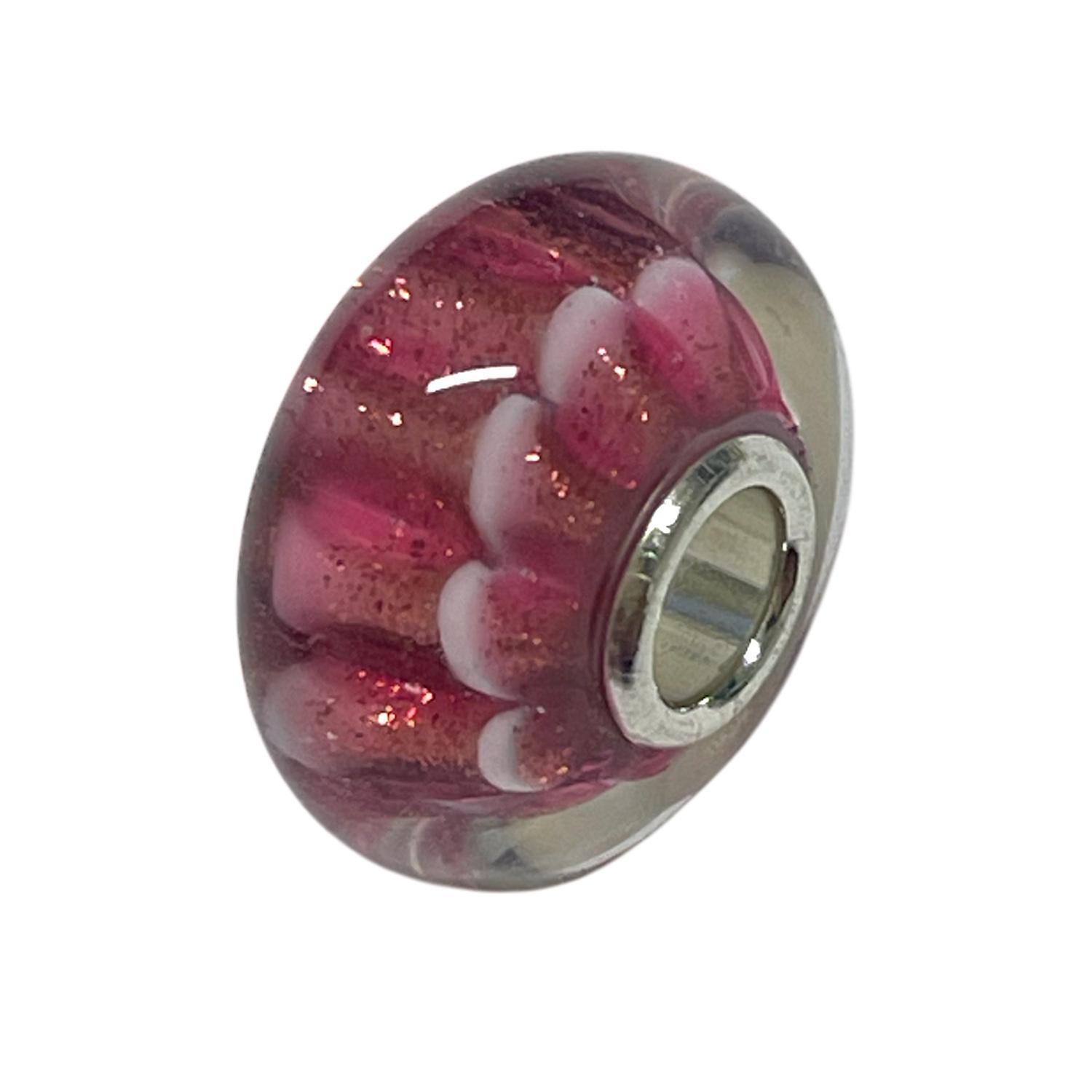 Trollbeads Unico in Vetro Rosa - TROLLBEADS