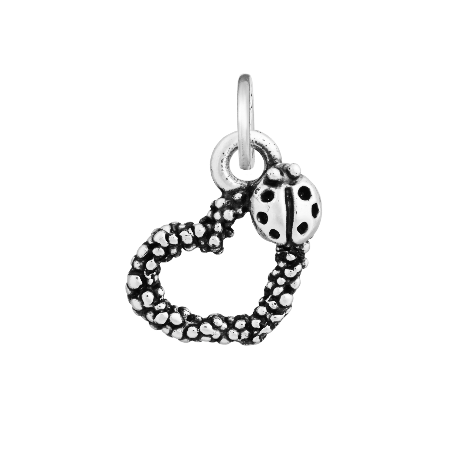 Giovanni Raspini - Charm Cuore Mimosa e Coccinella Ref. 12732 - GIOVANNI RASPINI