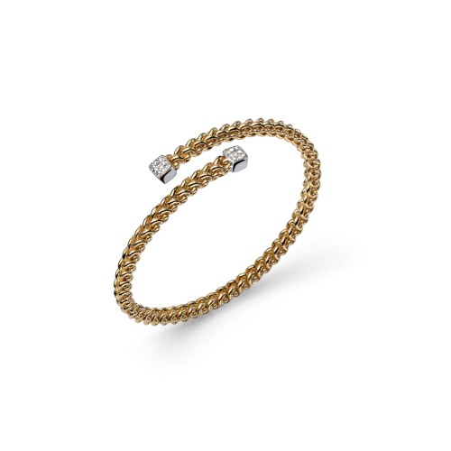 UNOAERRE - Bracciale Chicco contrari&egrave; bicolore in Argento Ref. 6756 - UNOAERRE