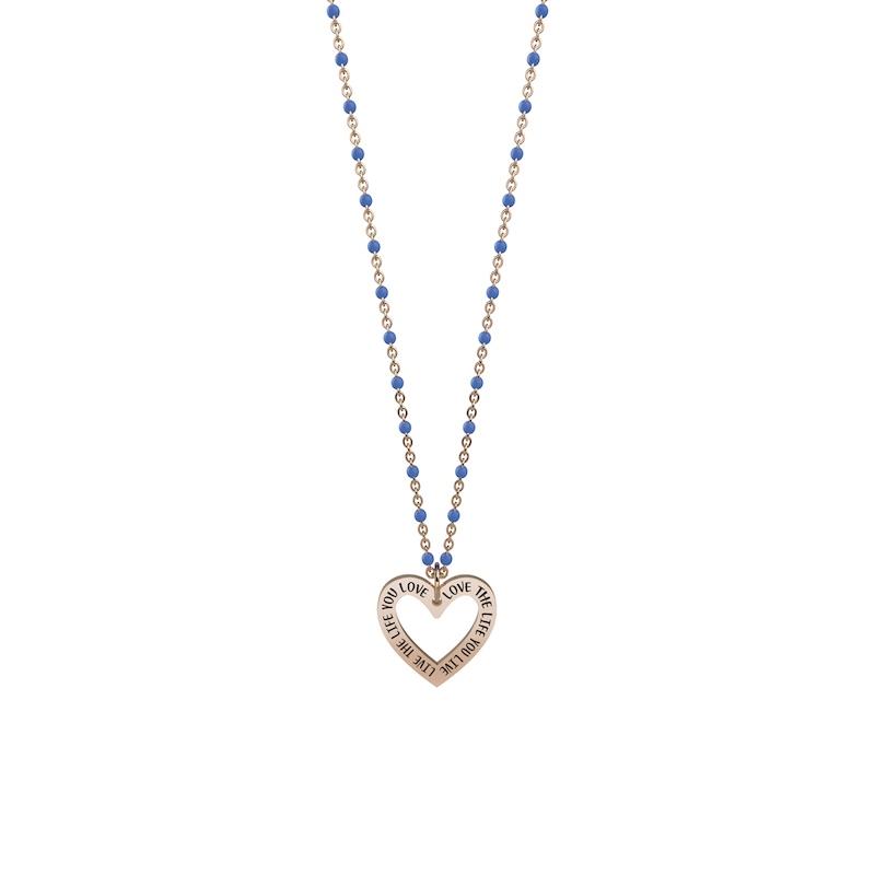 Gioielli Kidult - Girocollo in acciaio 316L e PVD Ros&eacute; Ref. 751086 - KIDULT