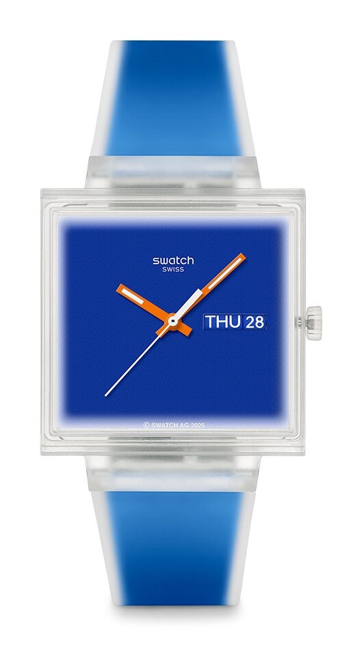 Orologio Swatch WHAT IF...SEE THRU BLUE? SO38K701 - SWATCH