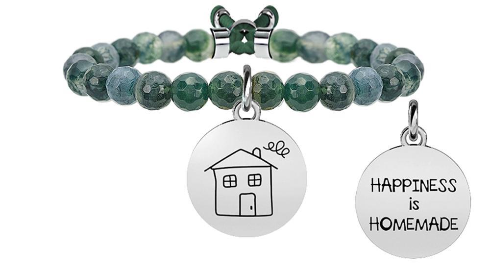 Gioielli Kidult - Bracciale agata e acciaio 316L Ref. 731123 - KIDULT