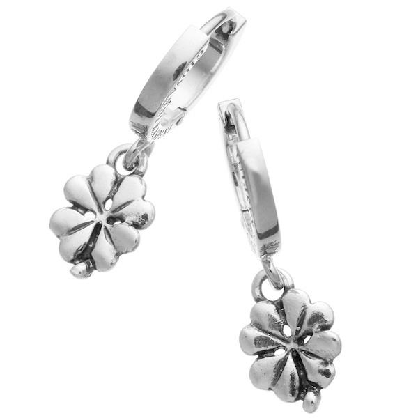 Giovanni Raspini - Orecchini Huggie Quadrifoglio Ref. 10707 - GIOVANNI RASPINI