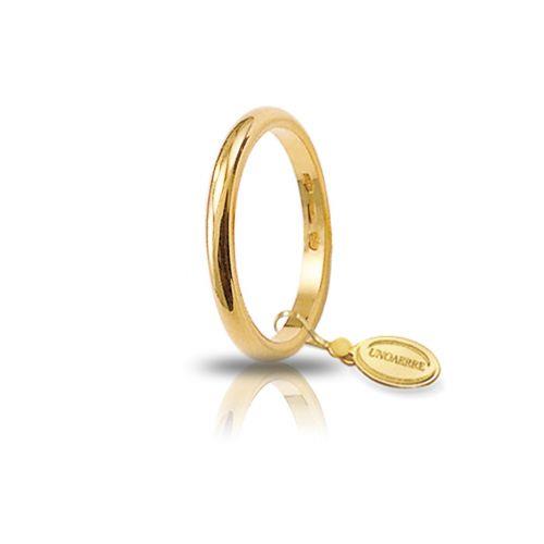 Fede Unoaerre - Fede Classica Oro Giallo gr. 3,00 Misura 24 Ref. 30AFN1-01 - UNOAERRE