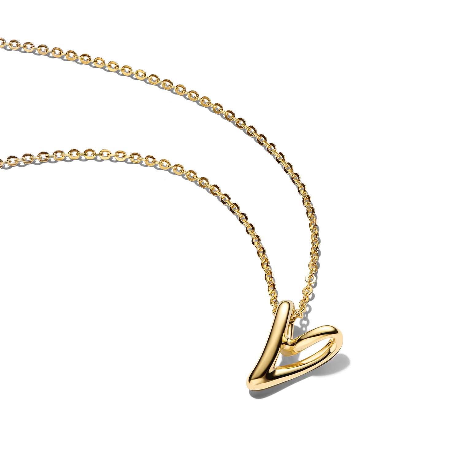 Pandora - Collana Cuore Piccolo Linea Sinuosa Ref. 364360C00-45 - PANDORA