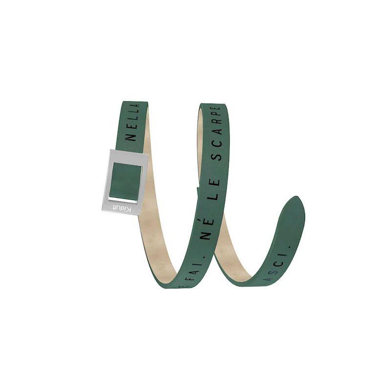 Gioielli Kidult - Cinturino/Bracciale in pelle e acciaio 316L Ref. 731528 - KIDULT