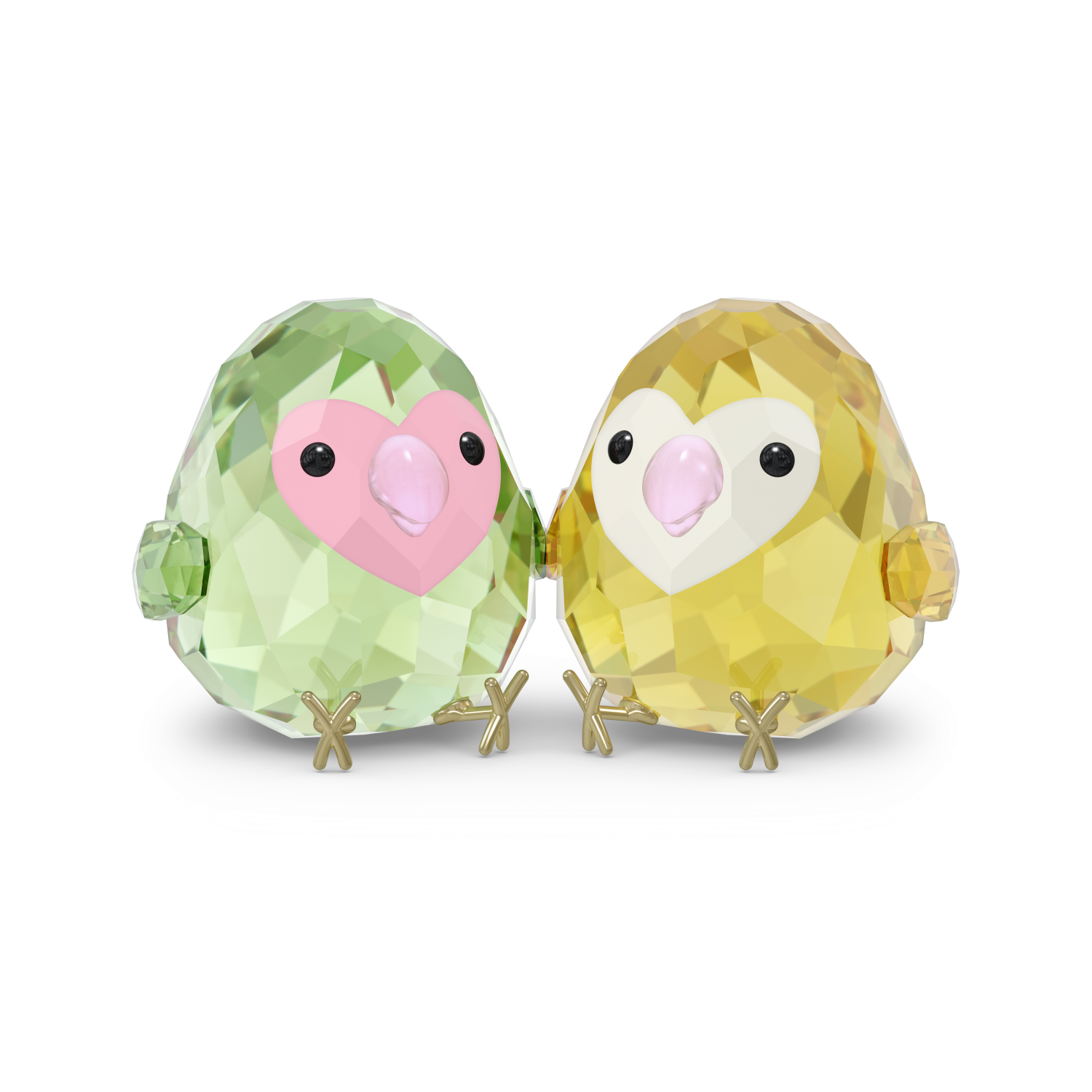 Swarovski - All you Need are Birds Coppia di Inseparabili Ref. 5644844 - SWAROVSKI