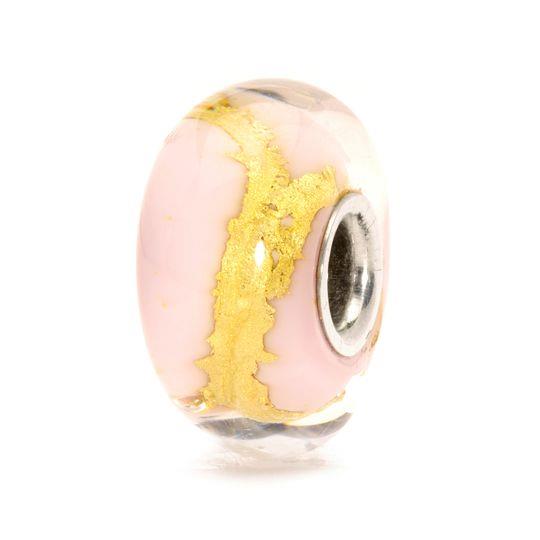 Trollbeads Bead in Vetro - Oro Rosa Ref. TGLBE-20051 - TROLLBEADS