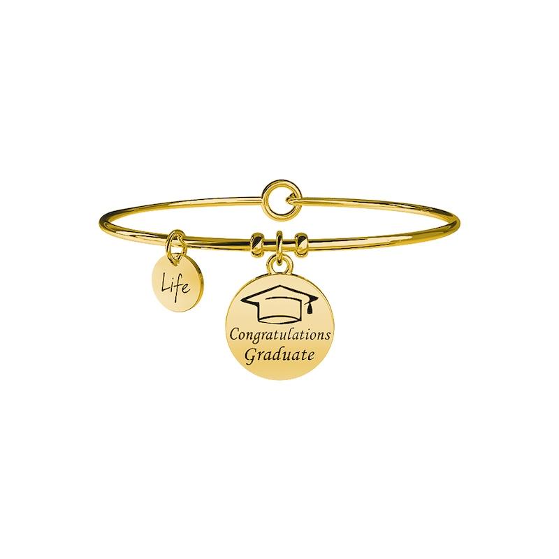 Gioielli Kidult - Bracciale in acciaio 316L e Pvd Gold Ref. 731665 - KIDULT