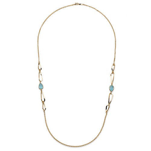 UNOAERRE - Collana Joya goccia azzurra Bronzo Ref. 2834 - UNOAERRE
