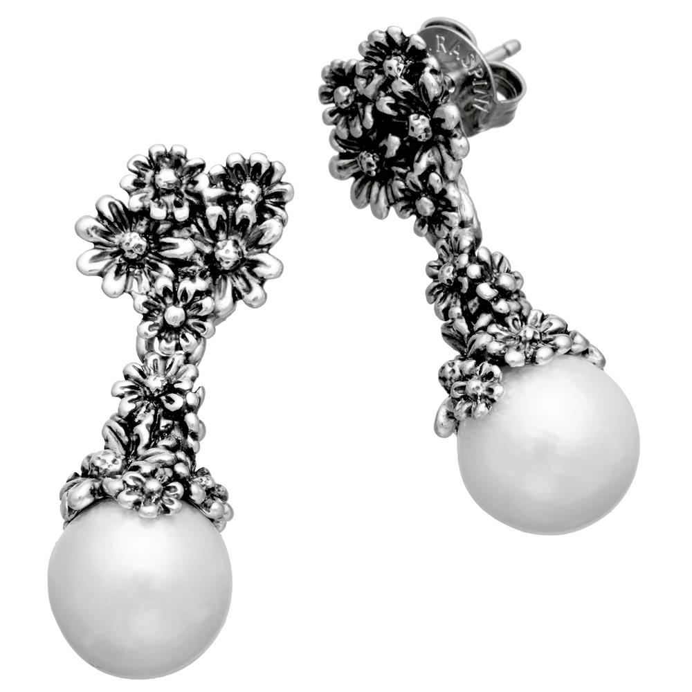 Giovanni Raspini - Orecchini Drops Margherite Ref. 11102 - GIOVANNI RASPINI
