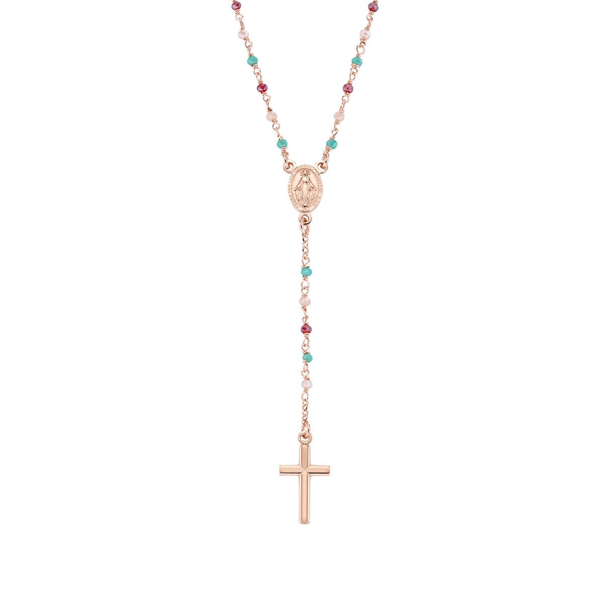 Rosario Classico Cristalli Multicolor - Amen Collection Ref. CRO10RRRV4 - AMEN