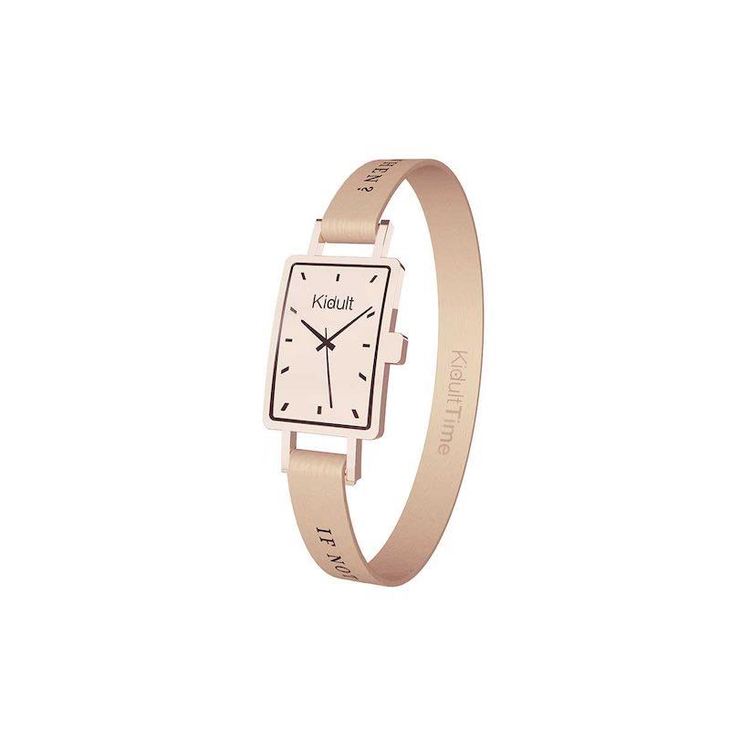 Gioielli Kidult - Bracciale in acciaio 316L e Pvd Ros&egrave; (57x43.5 mm) Ref. 731534S - KIDULT