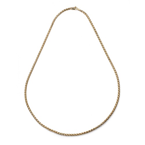 UNOAERRE - Collana catena spiga dorata Argento Ref. 6790 - UNOAERRE