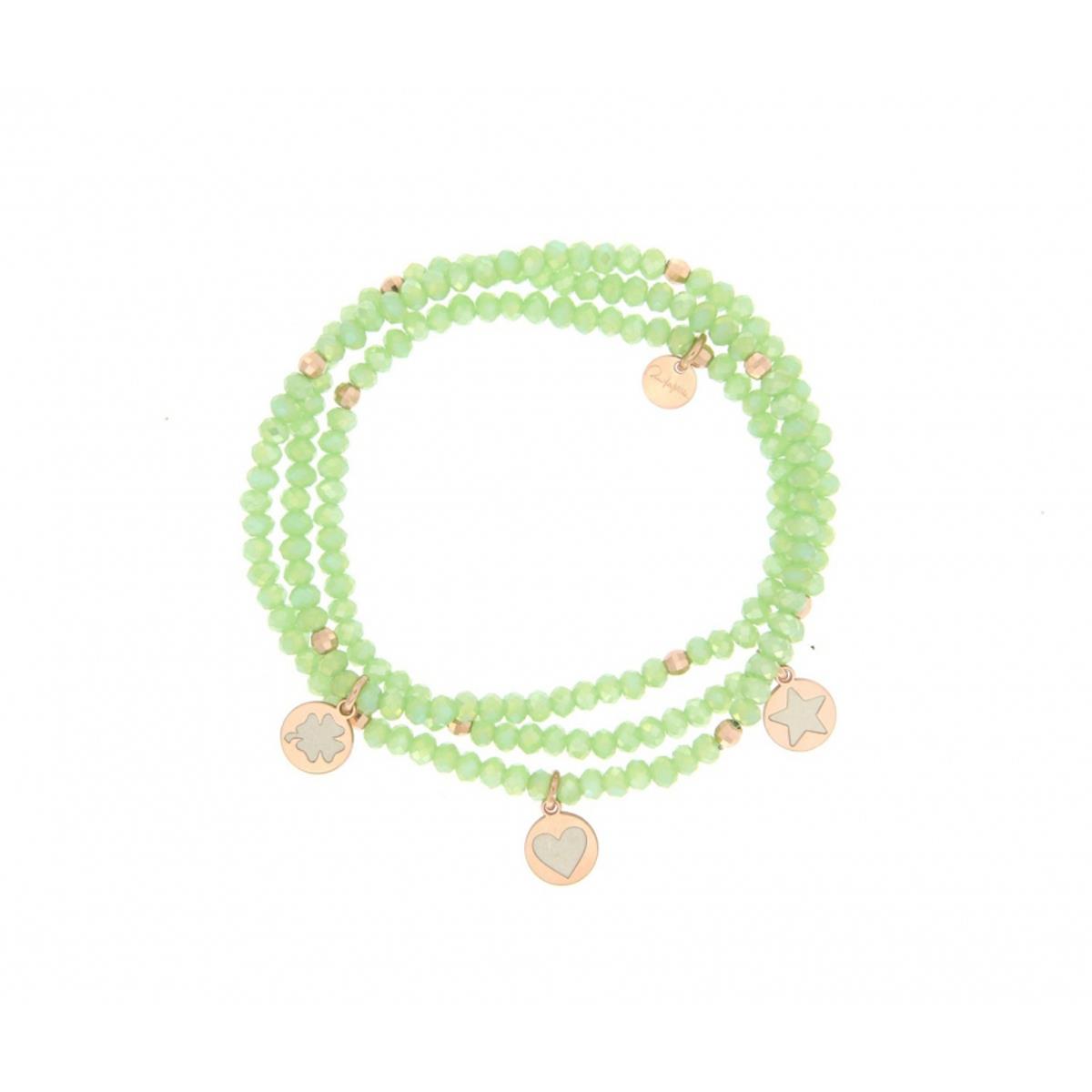 Rue des Mille - Bracciale Gipsy Chic Ref. BR-GIP PCOL VERDE - RUE DES MILLE
