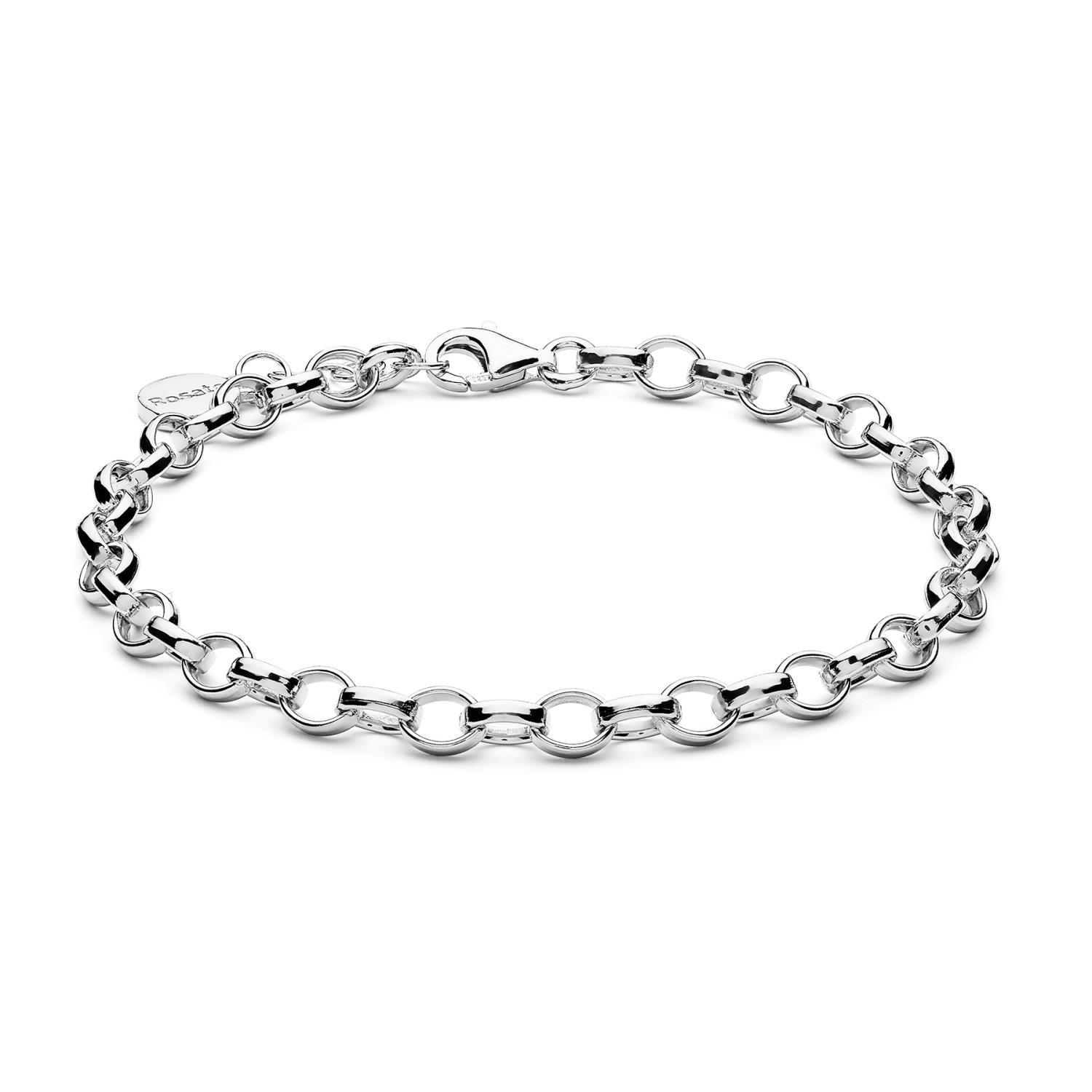 Rosato - Bracciale STORIE argento 925/1000 con catena rol&ograve; Ref. RZB015 - ROSATO