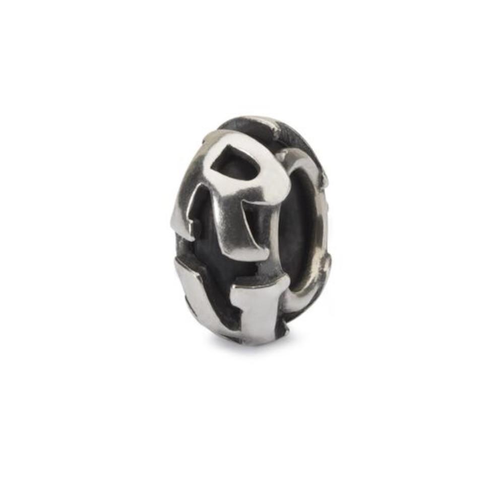 Trollbeads Ritirato - Original Trollbeads Stop Lettera R Ref. TAGBE-10227 - TROLLBEADS