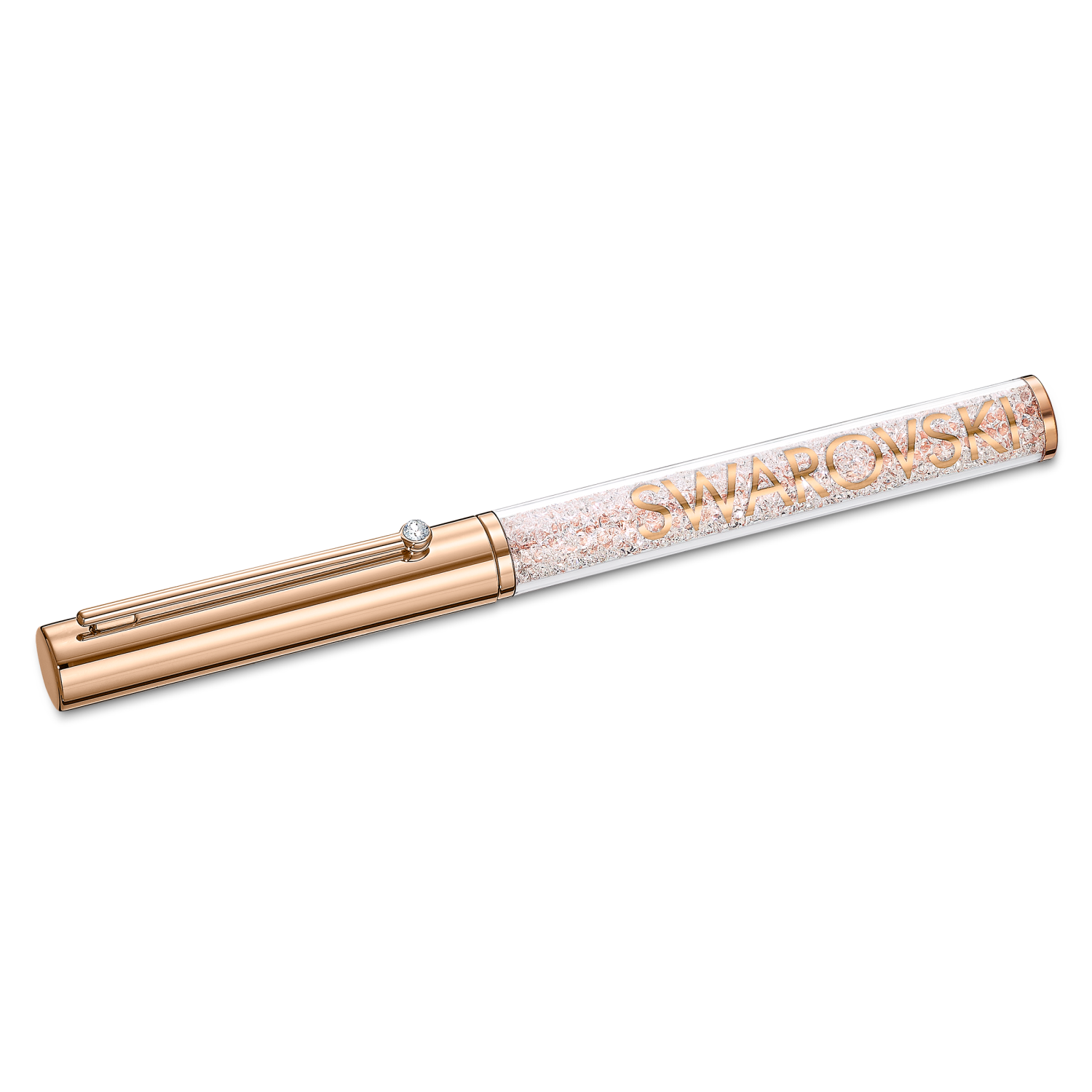 Swarovski - Penna a sfera Crystalline Gloss, Tono oro rosa, Placcato color oro rosa Ref. 5568753 - SWAROVSKI
