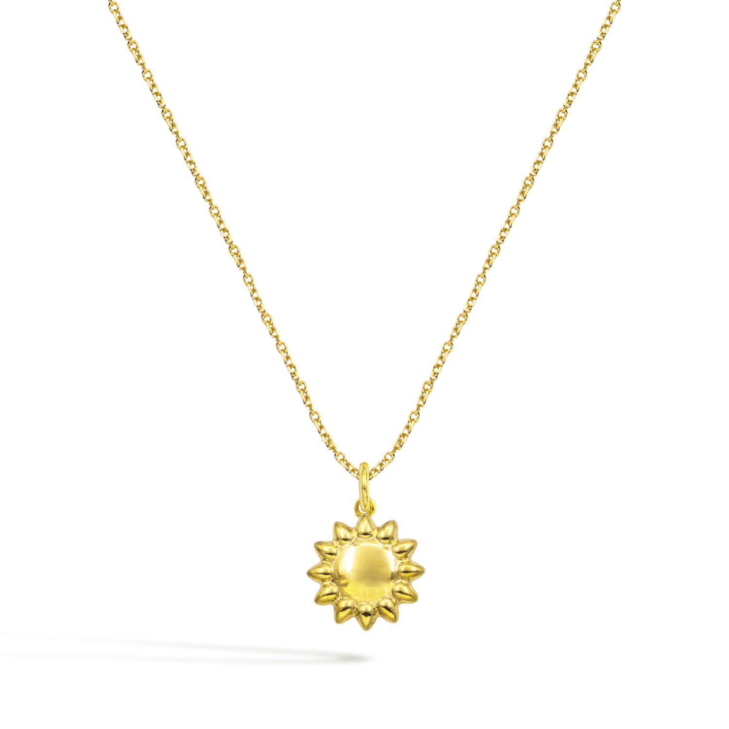Collana Sole in Oro 9 Kt  Ref. C0373G9 - FACCO