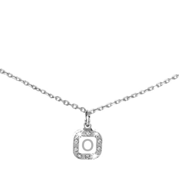 Bracciale Dvccio - Lettera O collezione Rebel Ref. ZXBCORQUAD/W-O - DUCCIO