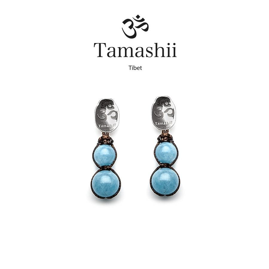Orecchini Tamashii - Argento con Giada Sky Blue Ref. EHST2-196 - TAMASHII