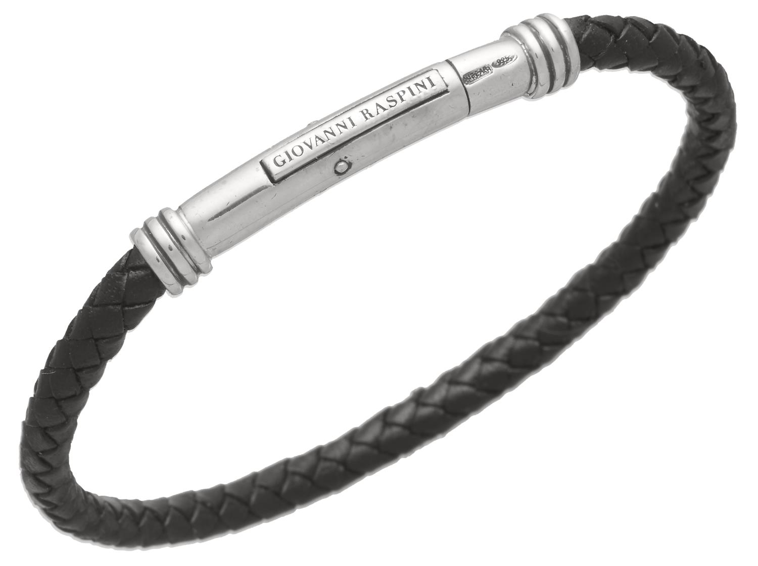 Giovanni Raspini - Bracciale Cuoio Intrecciato Ref. 11354 - GIOVANNI RASPINI