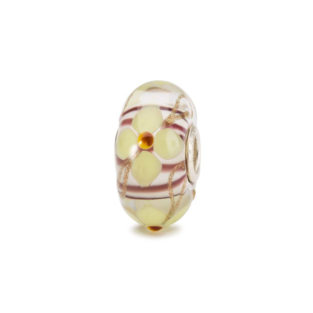 Trollbeads Bead in Vetro - Fantasia di Fiori Pastello Ref. TGLBE-20136 - TROLLBEADS