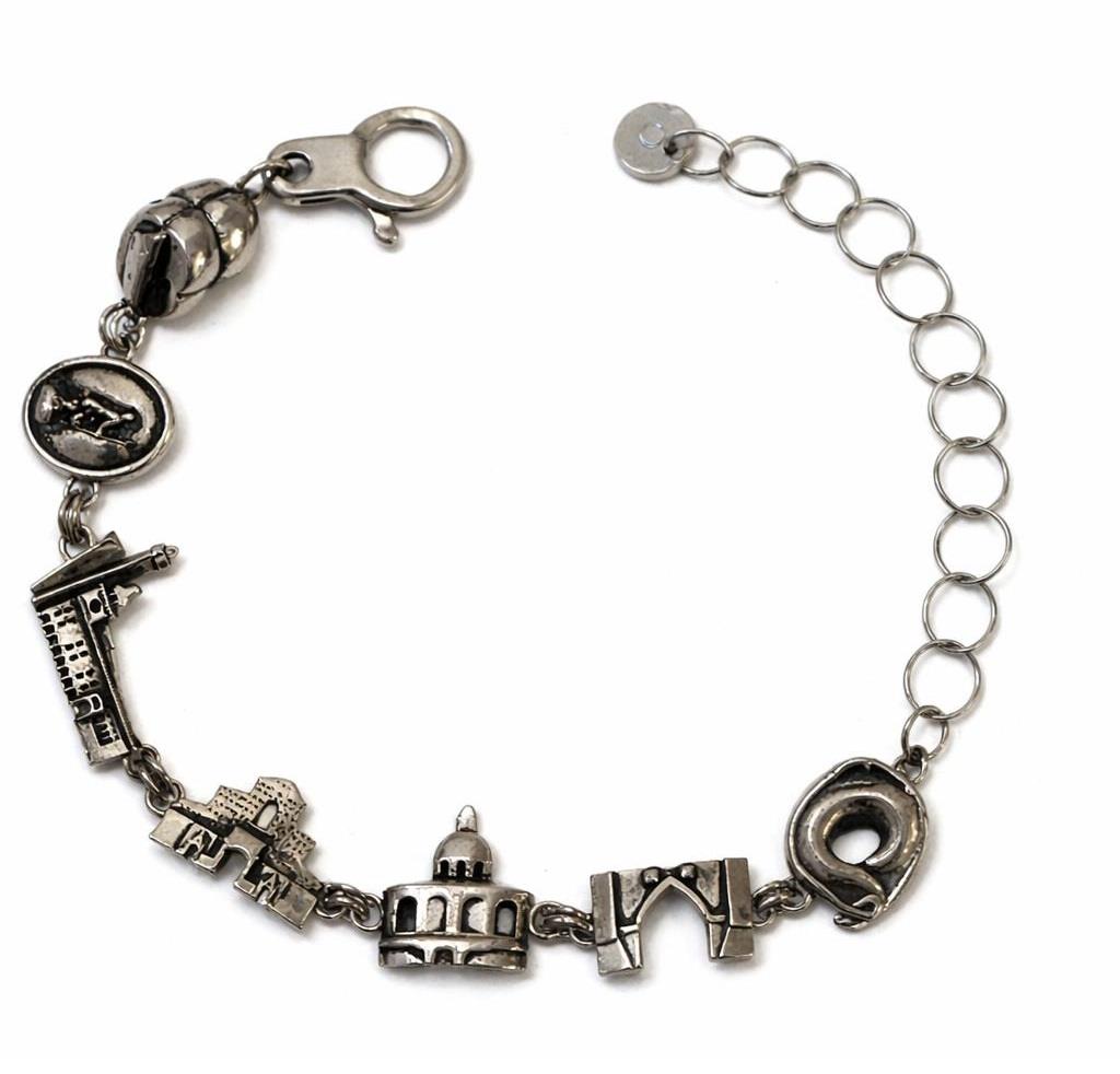 BRACCIALE DI BOLOGNA IN ARGENTO 925 - BARTOCCINI Z