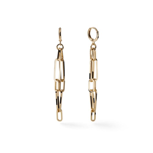 UNOAERRE - Orecchini lunghi in catena in Bronzo Ref. 2730 - UNOAERRE