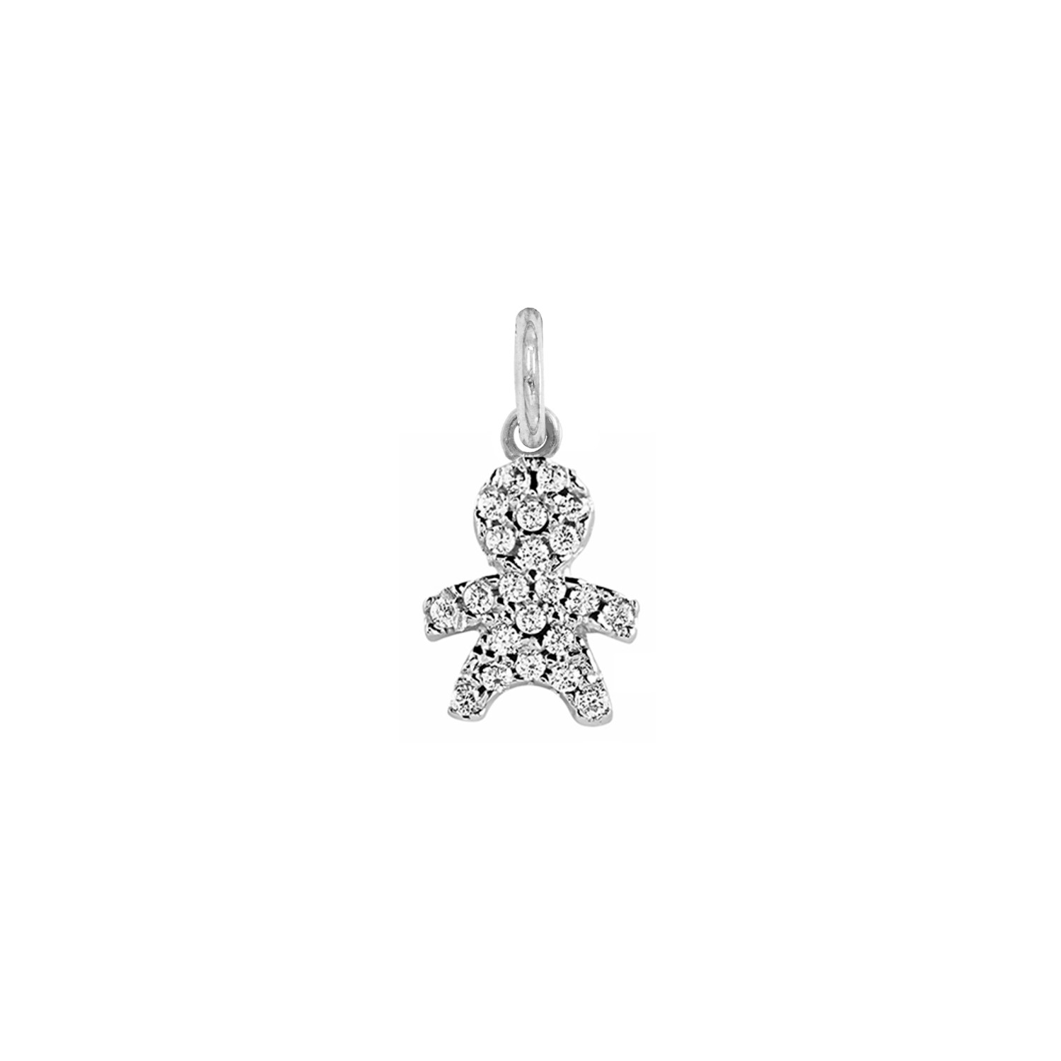 Charm Bambino in Oro 9 Kt e Zirconi  Ref. A0158B9 - FACCO