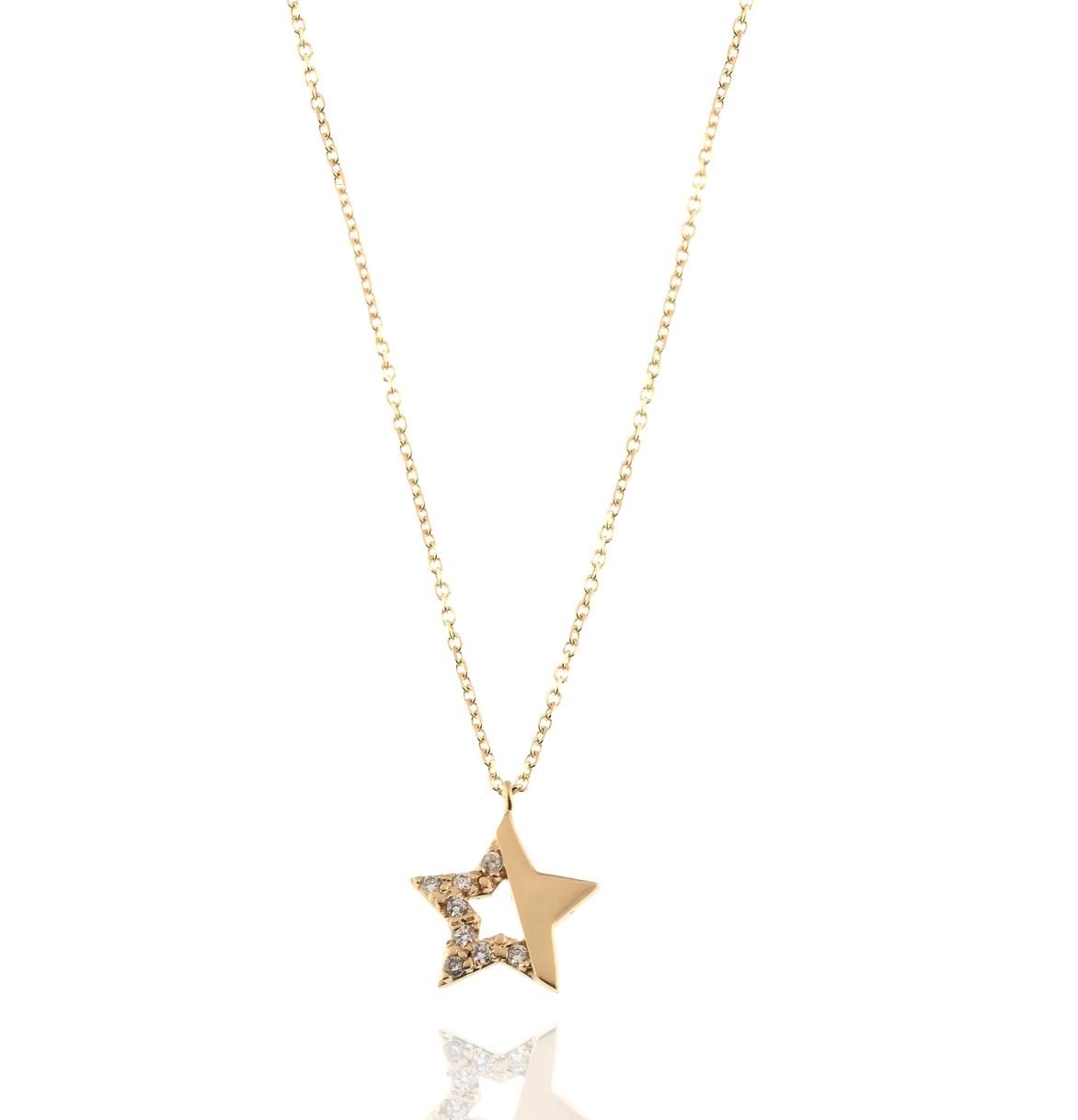 Collana in Oro Giallo Simbolo Stella Ref. 764732 - FACCO