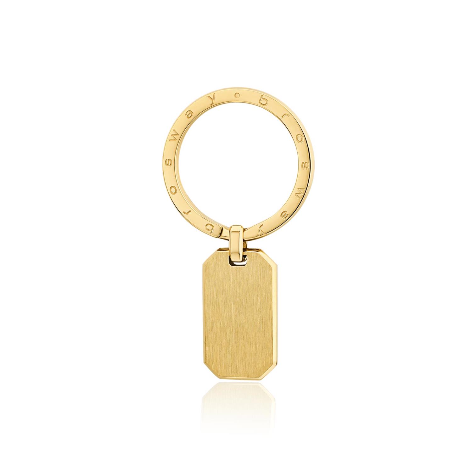 Brosway - Portachiavi INK in acciaio e pvd oro Ref. BIK109 - BROSWAY
