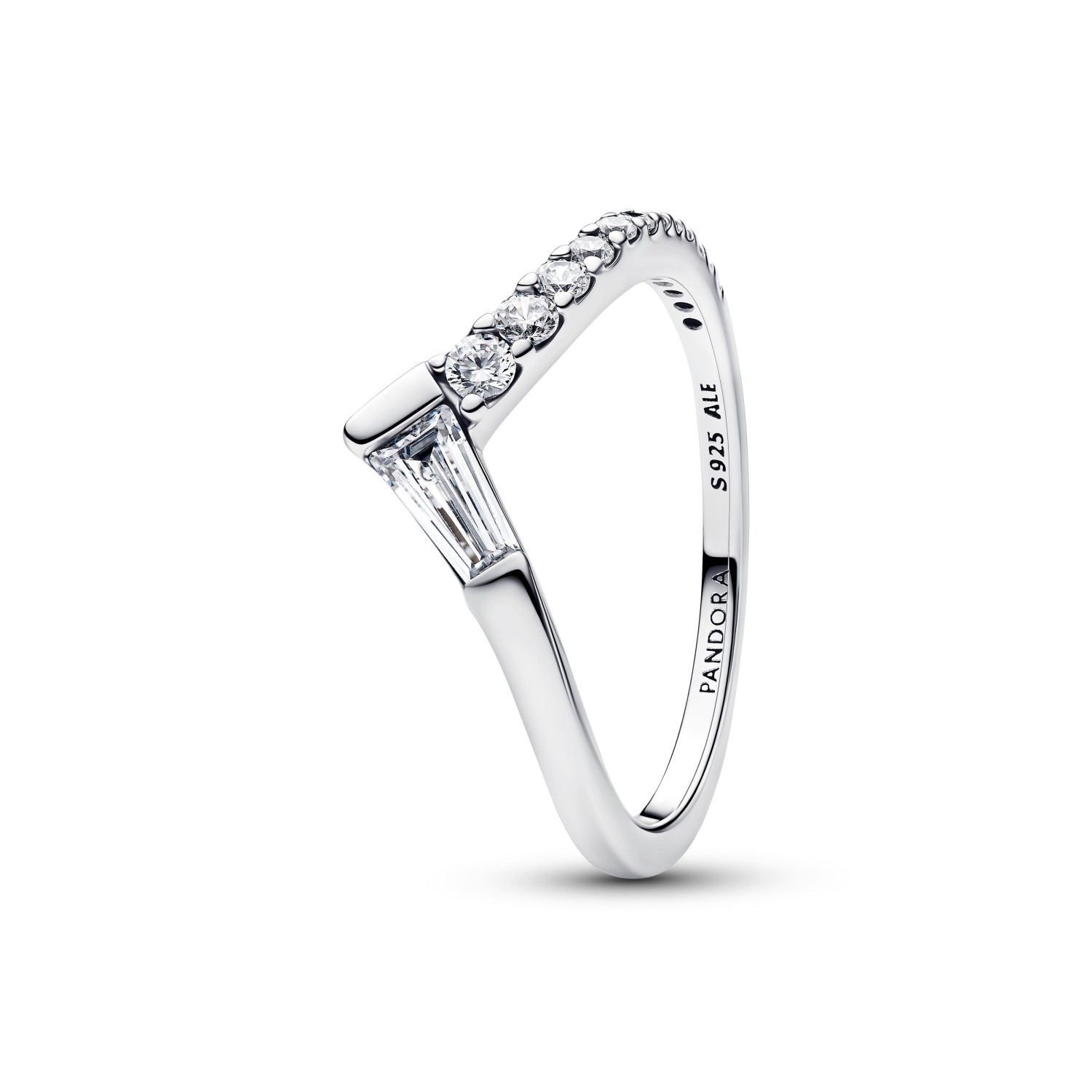 Anello Pandora Desiderio con Pietra Taglio Baguette e Pavè – 195085C01-54 - PANDORA