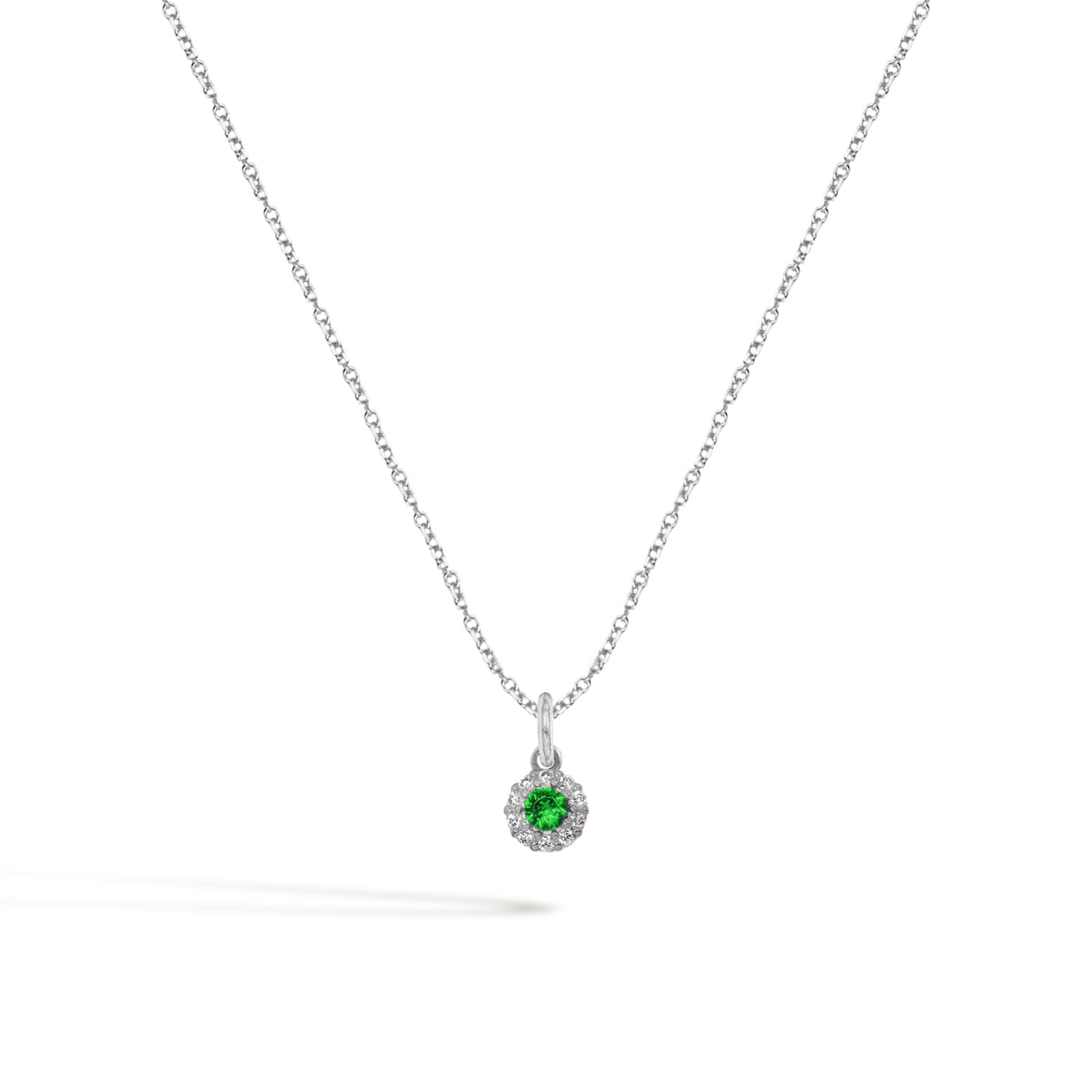 Collana GEMME in Oro 9 Kt e Zirconi  Ref. C0164B9 - FACCO
