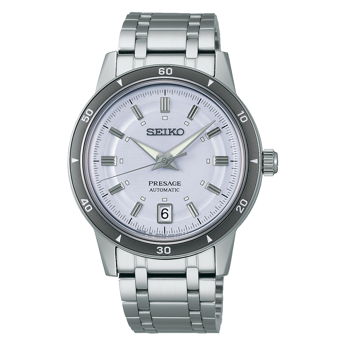 Orologio Seiko PRESAGE Style 60's   Automatico 3 sfere data - Ref. SRPL73J1 - SEIKO