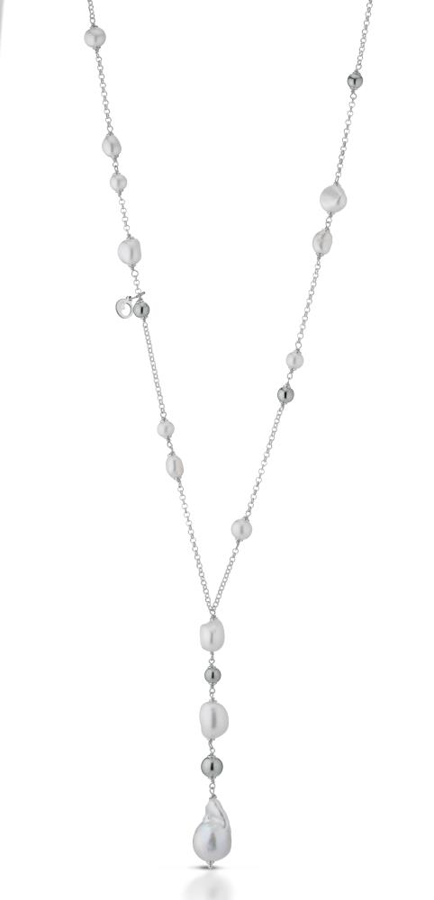 Le Lune Gioielli - Collana in Argento e Perle Ref. LGNK226 - LE LUNE
