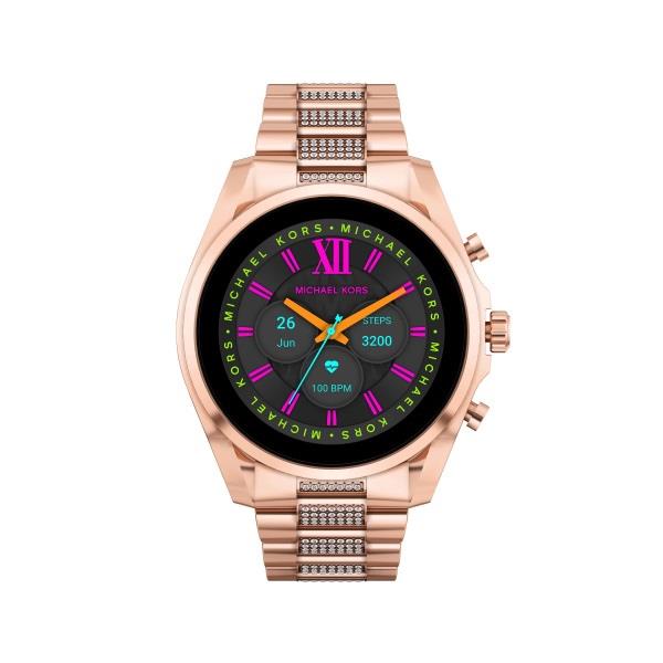 Smartwatch Michael Kors GEN 6 Bradshaw tonalità oro rosa con pavé Ref. MKT5135 - MICHAEL KORS