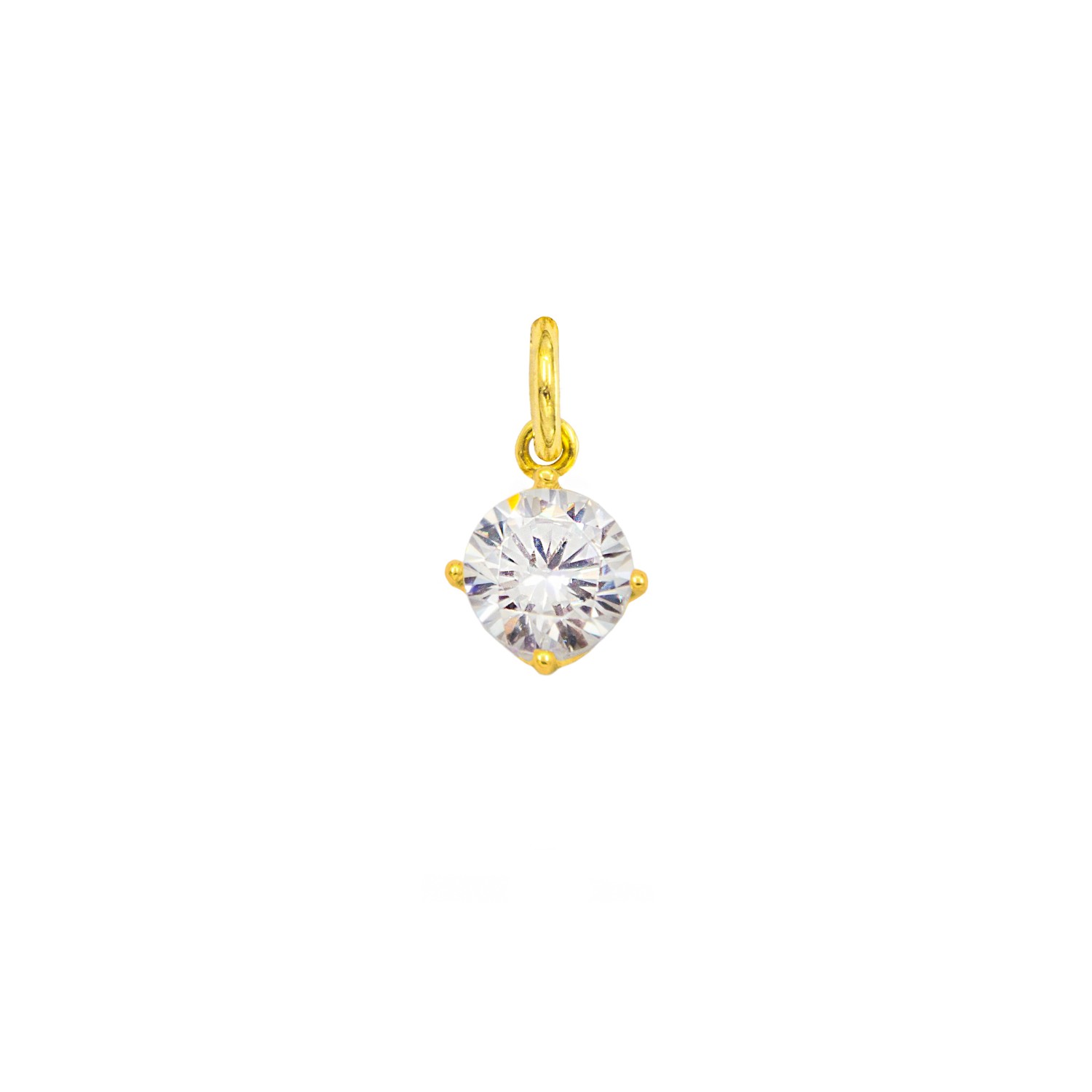 Charm Luce in Oro 9 Kt e Zirconi  Ref. A0334G9 - FACCO
